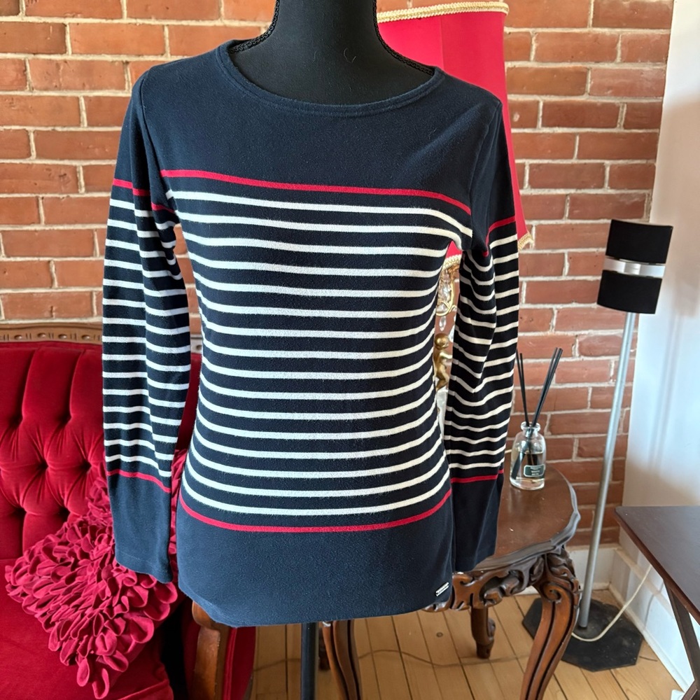 Armor Lux Navy Striped Women's Top